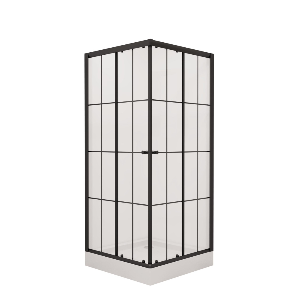 душевой уголок niagara nova ng-0180-14 80x80 с поддоном прозрачное стекло