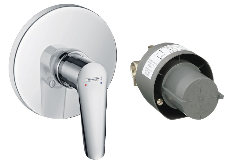 смеситель для душа hansgrohe logis e logis e 71608000 хром