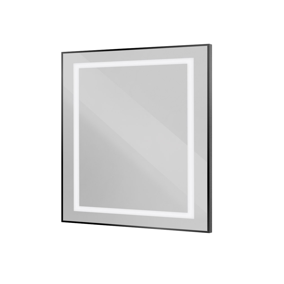 зеркало belbagno spc-kraft-900-800-sens-nero с подсветкой, черный