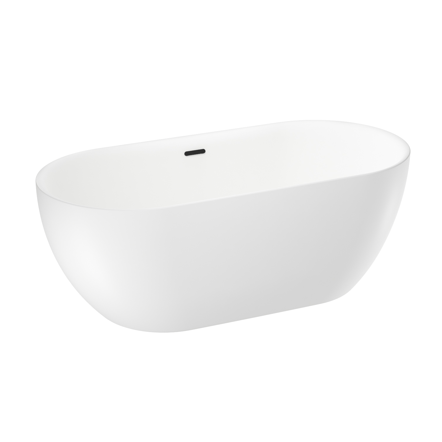 ванна акриловая wellsee chic riviera 179x84,5 белый глянец (слив-перелив черный матовый)