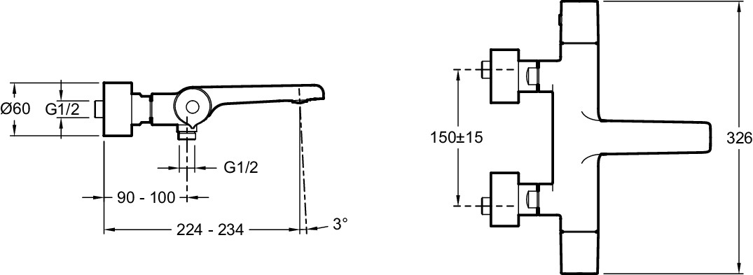 Душевой уголок Gutewetter Practic Rectan GK-403 110x105 (матовый хром/стекло матовое) фото 3 душевой уголок gutewetter practic rectan gk-403 110x105 (матовый хром/стекло матовое) фото 3