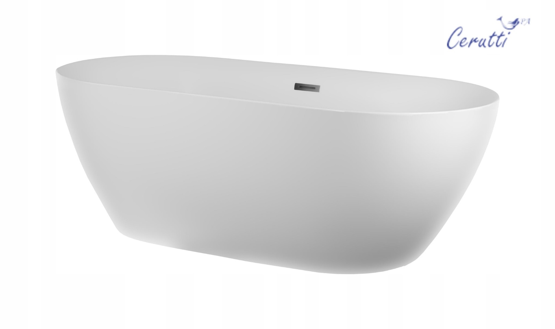 ванна акриловая ceruttispa d'iseo ct7390 170x75 белый
