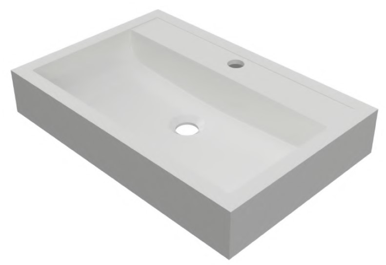 умывальник накладной aquastone aqs 16 b 60x40 белый матовый
