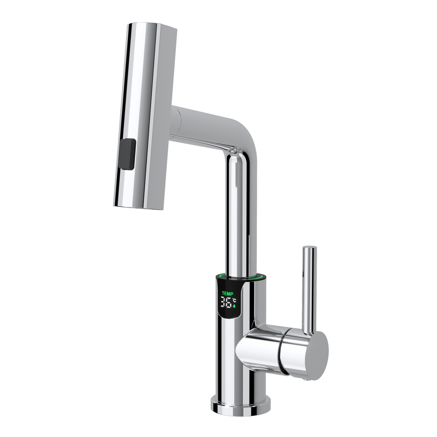 смеситель для умывальника black&white sd3028c chrome