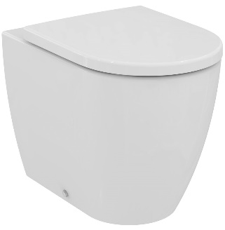 унитаз приставной ideal standard ellisse rimls+ t569401 белый глянец soft-close