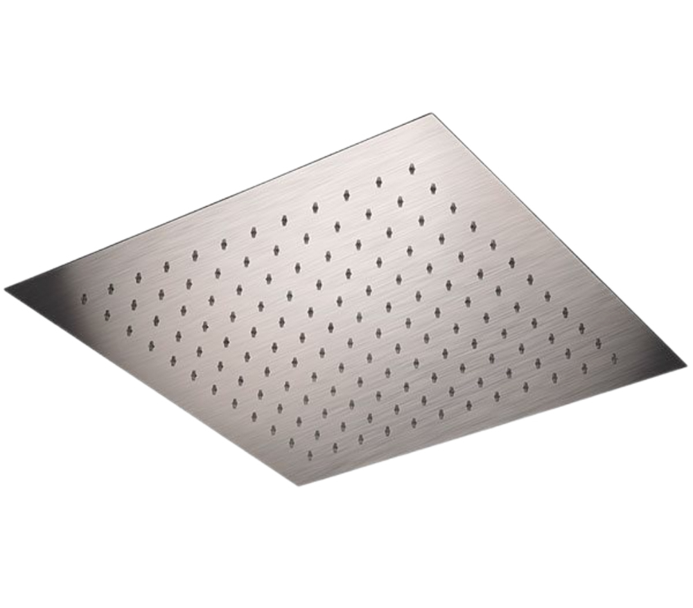 верхний душ потолочный 44 см remer inox ss357efs44 сталь