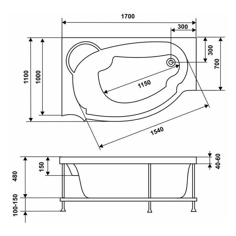 Шторка на ванну Gutewetter Lux Pearl GV-002A 100x150 (бронза) фото 4 шторка на ванну gutewetter lux pearl gv-002a 100x150 (бронза) фото 4