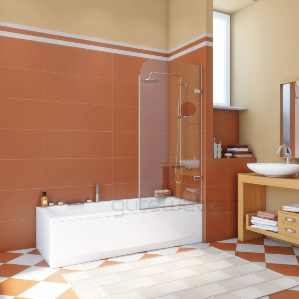 шторка на ванну gutewetter trend pearl gv-861b 80x160 (бронза)