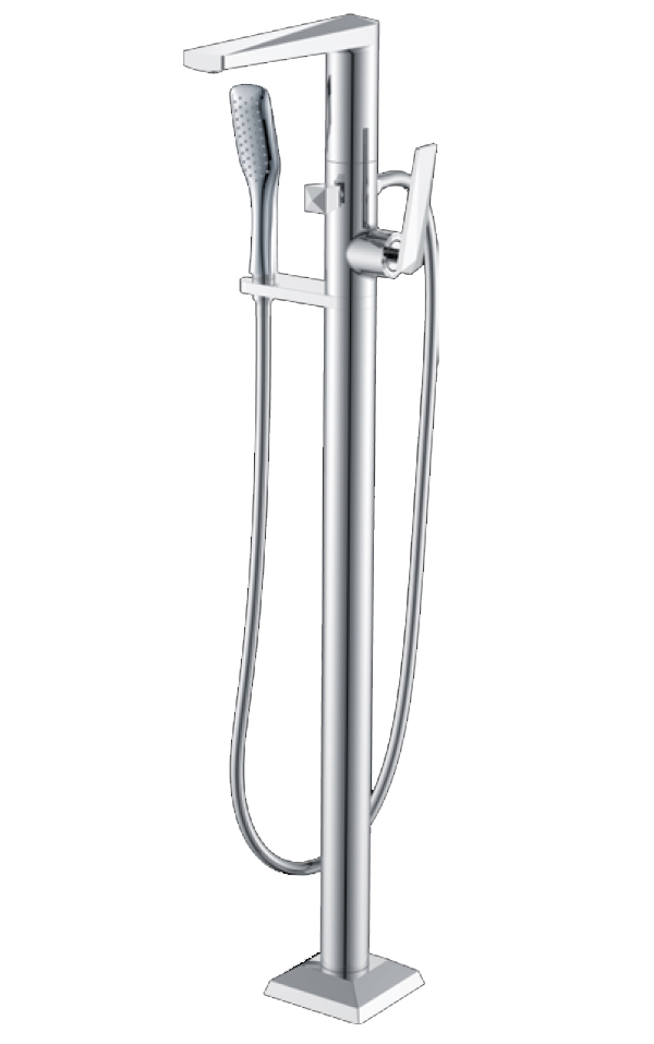 смеситель для ванны напольный boheme venturo 379 хром