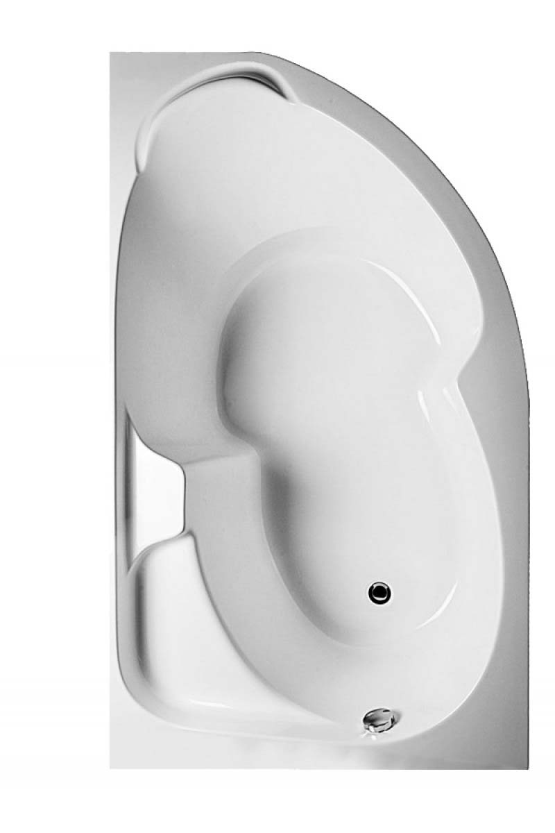 ванна акриловая relisan sofi 170x90 левая, белая