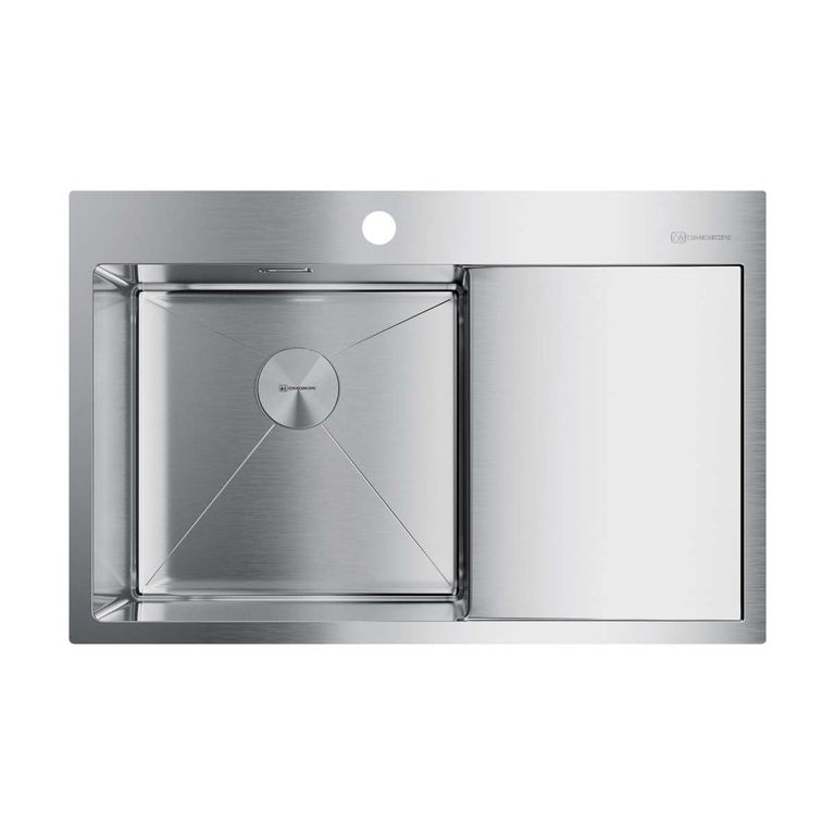кухонная мойка omoikiri akisame 4973060 78x51 нержавеющая сталь