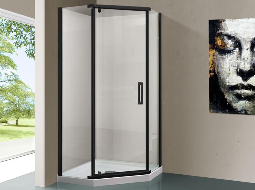 душевой уголок vincea soft vsp-1s900clb 90x90 прозрачное стекло / профиль черный матовый