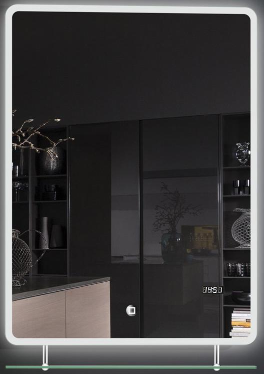 зеркало esbano es-2073hdsa с полкой и подсветкой 60x80