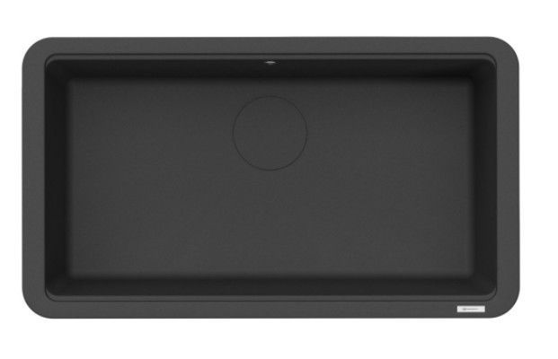 кухонная мойка omoikiri tarento 83-bl 4993178 83,8x48,3 черный