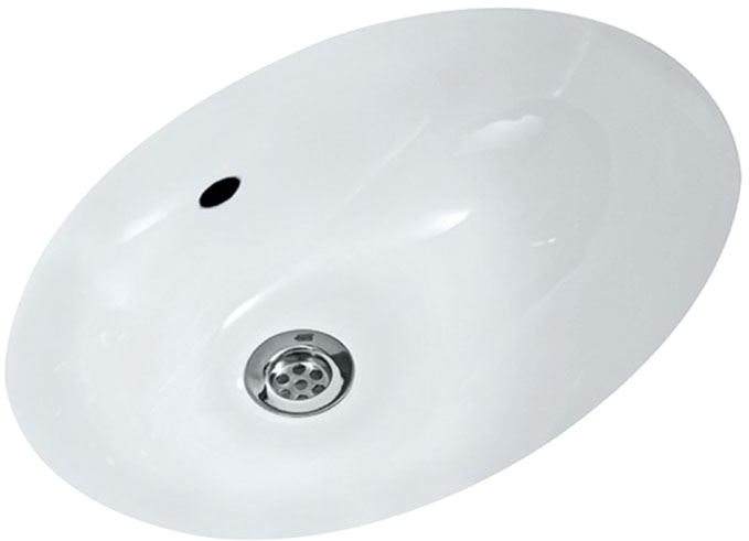 умывальник встраиваемый jaquar florentine fls-wht-5701 55,5x42,5 белый