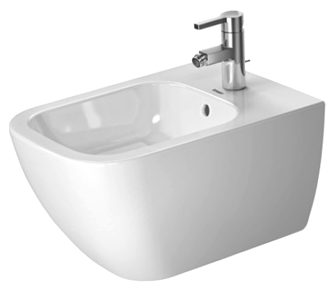 биде подвесное duravit happy d.2 2258150000 36,5x54 белый