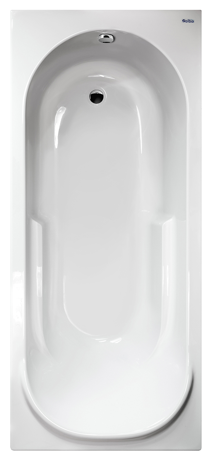 ванна акриловая alba spa arabella 140х75