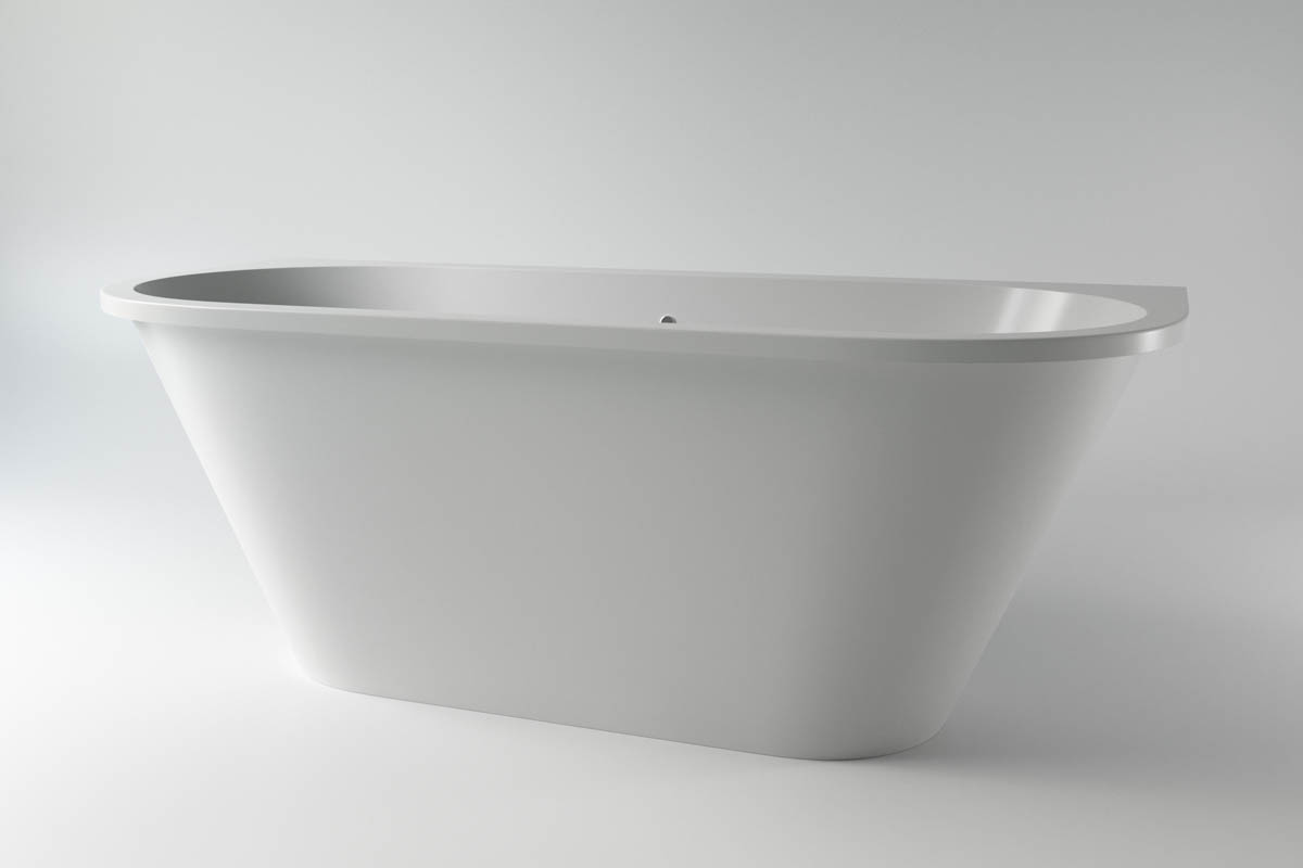 ванна каменная holbi galatea 170x77 swg белая глянцевая
