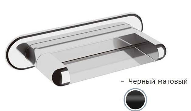 излив настенный remer 91ncno черный матовый