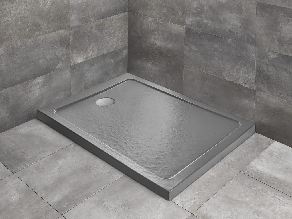 душевой поддон radaway doros f 120x80 stone anthracite