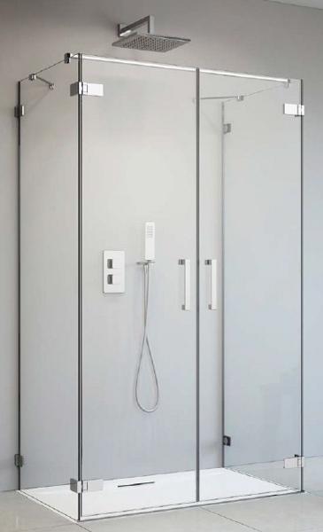 душевой уголок radaway arta dwd+ 2s 90x75 прозрачное/хром