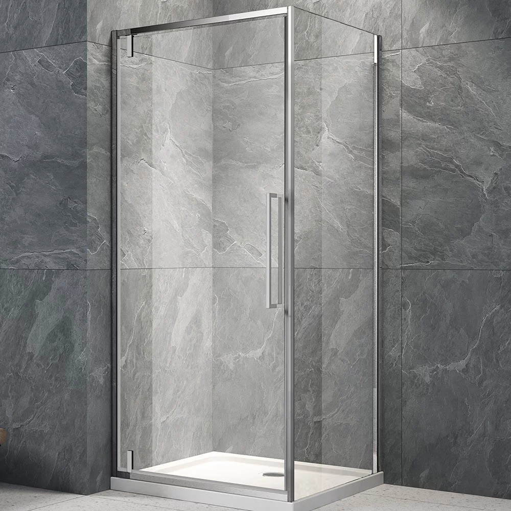душевой уголок veconi rovigo rv-033 80x90 прозрачные стекла / профиль хром