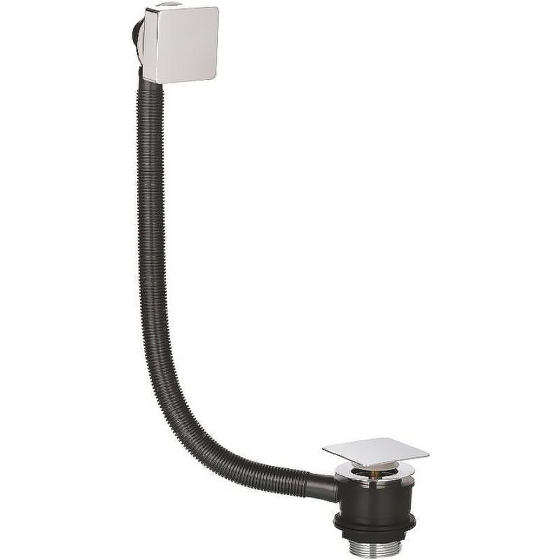 сифон для ванны allen brau priority square 5.21028-bn брашированный никель