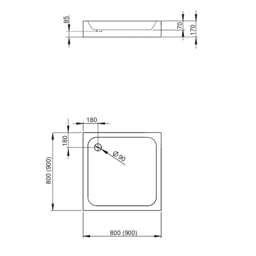 Душевой уголок Gutewetter Slide Square GK-863A 155x80 (бронза) фото 3 душевой уголок gutewetter slide square gk-863a 155x80 (бронза) фото 3
