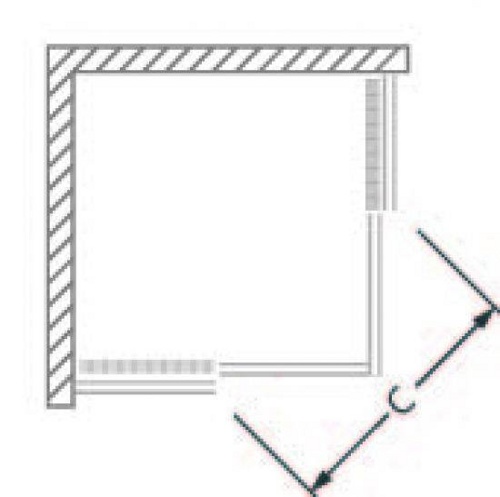 Душевой уголок Gutewetter Slide Square GK-863A 135x105 (хром) фото 4 душевой уголок gutewetter slide square gk-863a 135x105 (хром) фото 4
