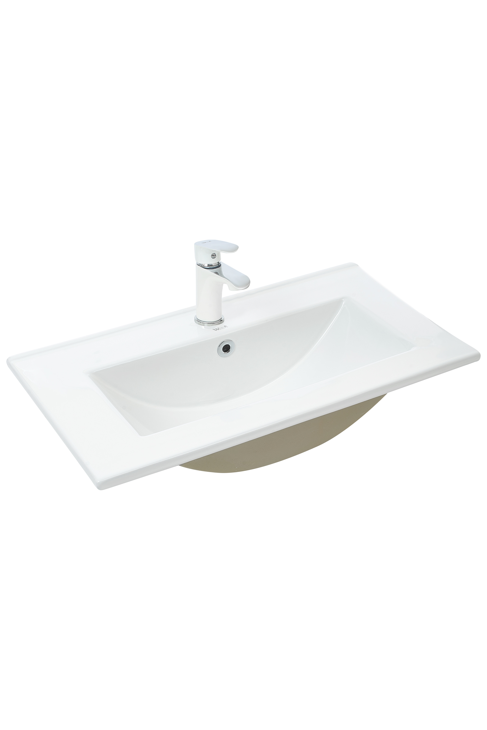 умывальник встраиваемый welt-wasser deilbach 7517-60 61x39,5 белый
