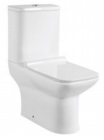 унитаз напольный ceramalux wk-9125 36,5x66,0 белый с сиденьем softclose