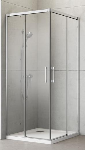 душевой уголок radaway idea kdd 120x80 прозрачное/хром