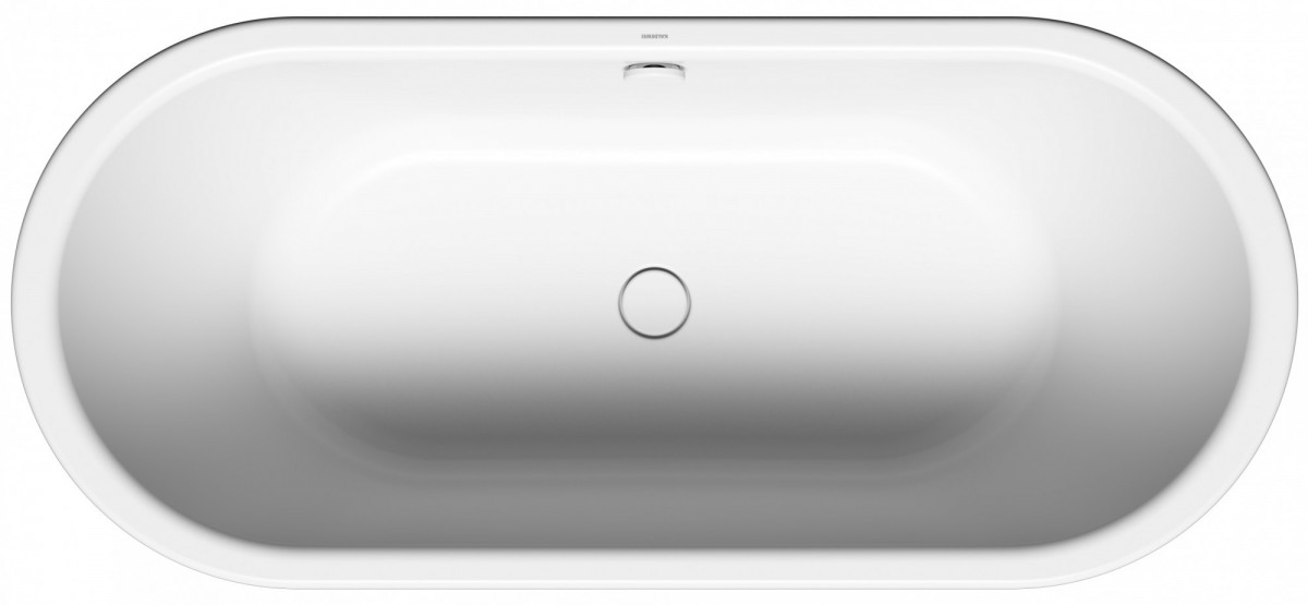 ванна стальная kaldewei meisterstueck centro duo oval 170x75 с сифоном, белая