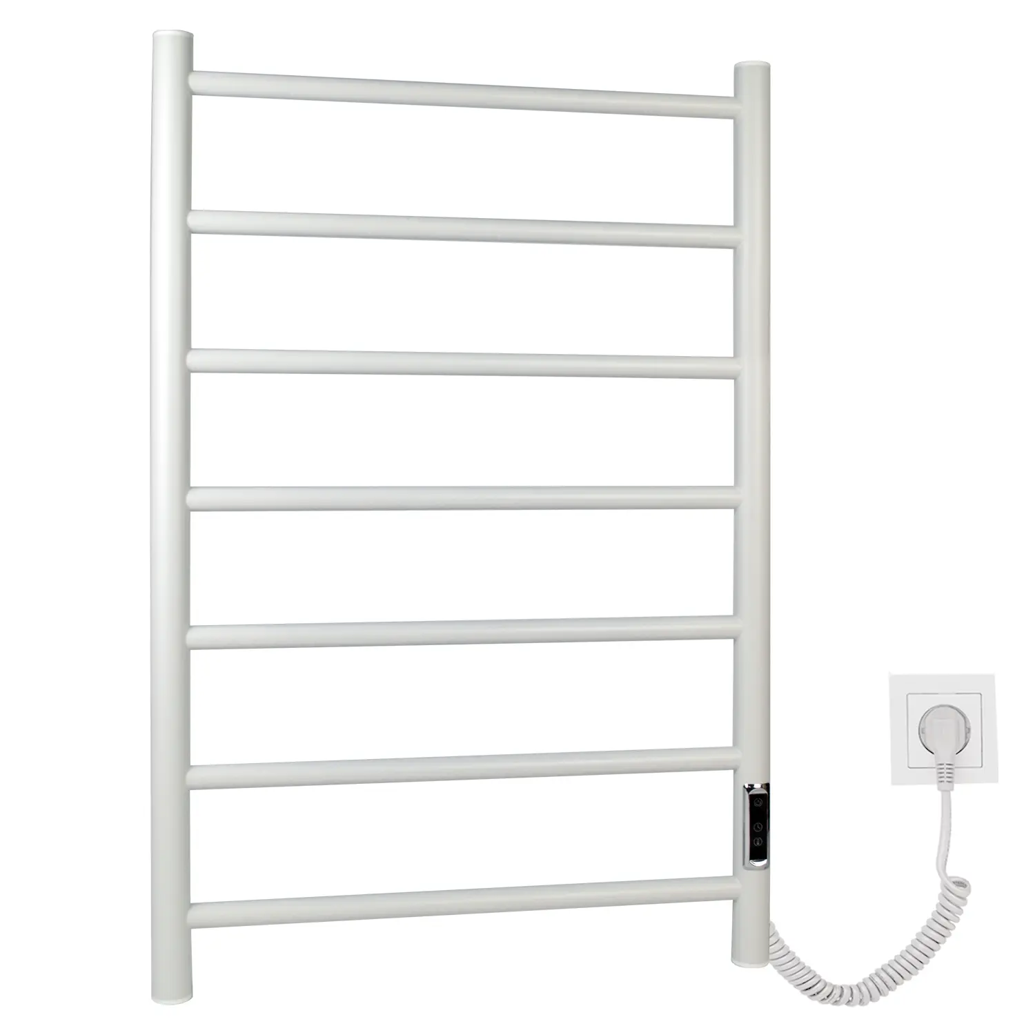 полотенцесушитель электрический gloss&reiter e2.l.50x80.l7.r.lines (timer) муар white