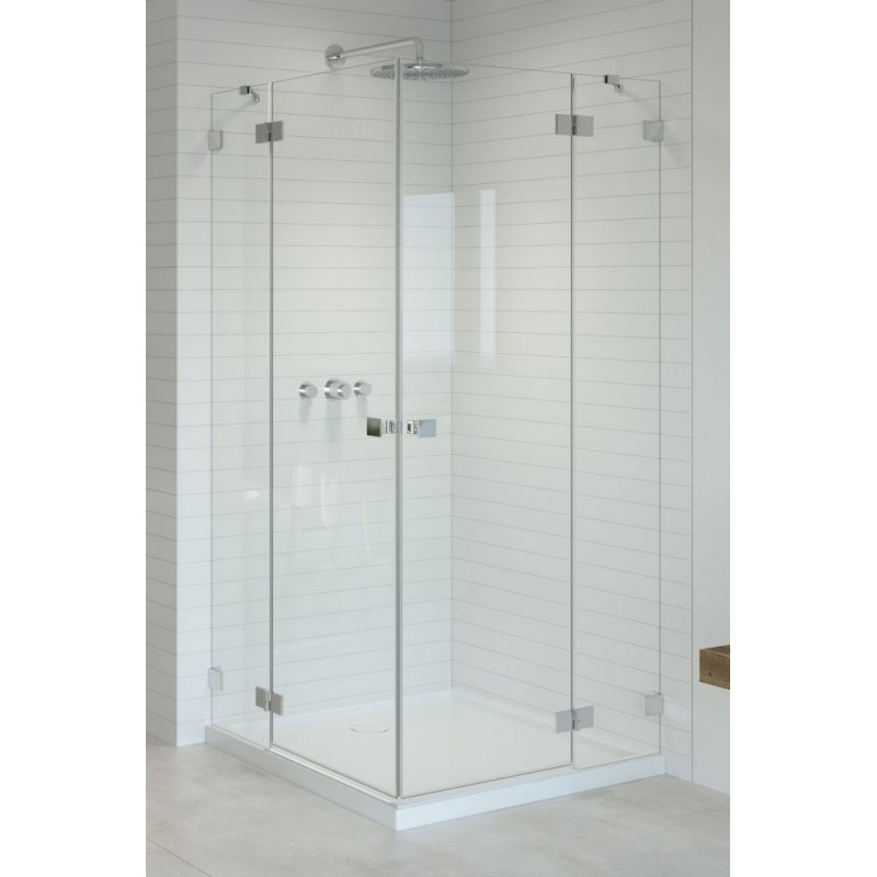 душевой уголок radaway essenza pro kdd 90x90 прозрачное/хром