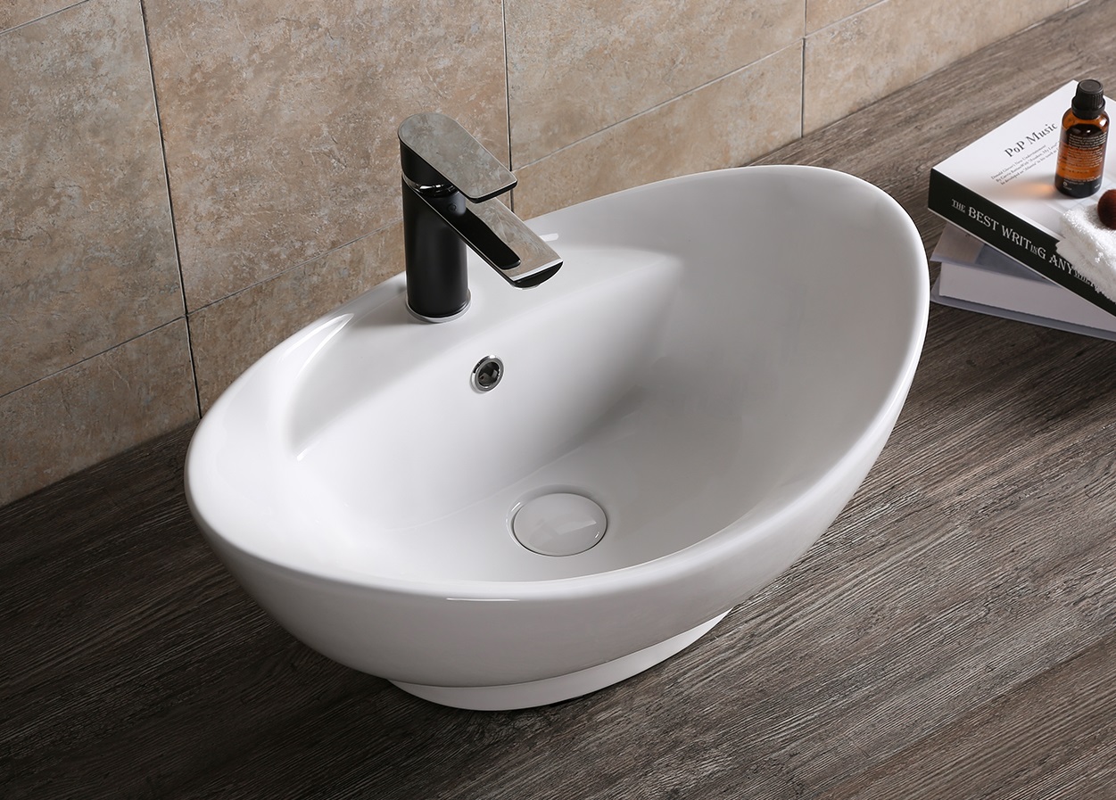 умывальник накладной cerutti spa cr7003 60x39,5 белый