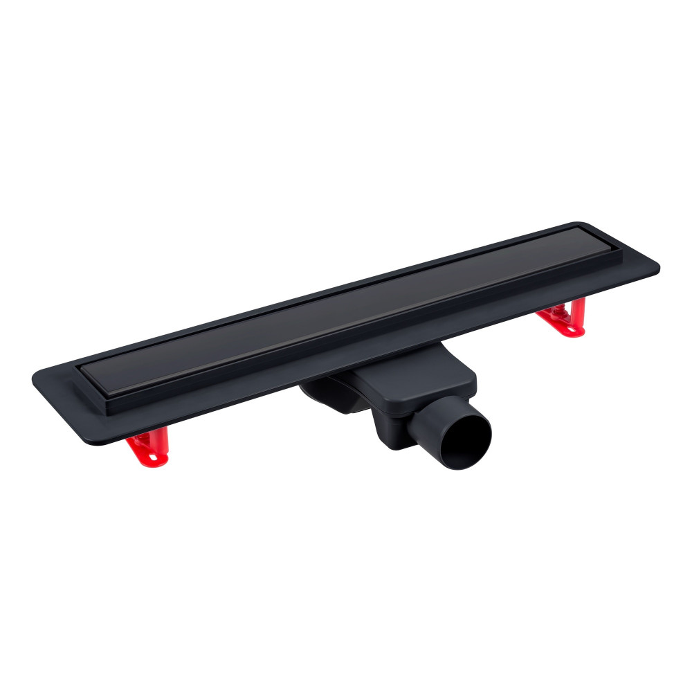 душевой лоток berges optim line black 600