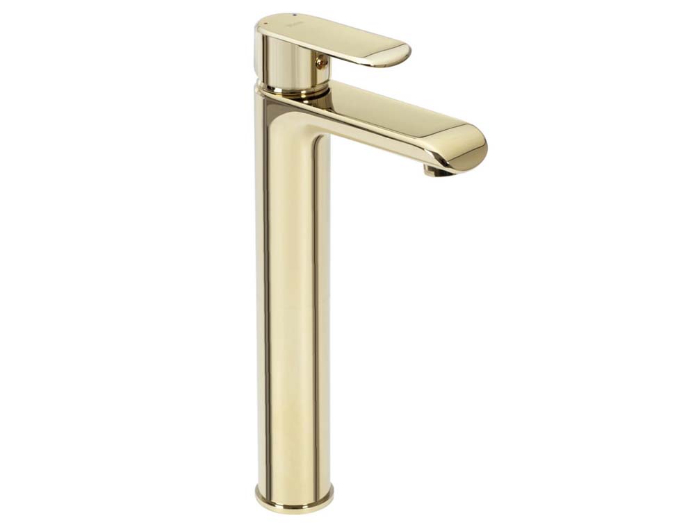 смеситель для умывальника rea bloom gold rea-b6201 золото
