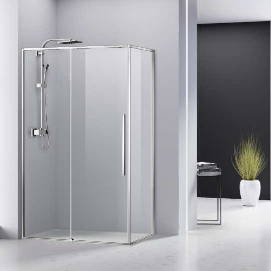 душевой уголок rgw stilvol rgw sv-42 120x100 стекла прозрачные, профиль хром