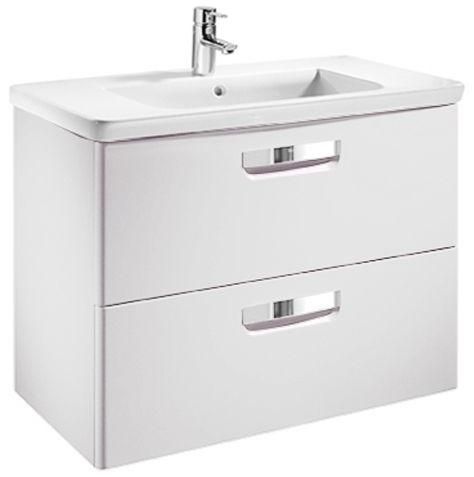 тумба под умывальник roca the gap zru9302878 белый