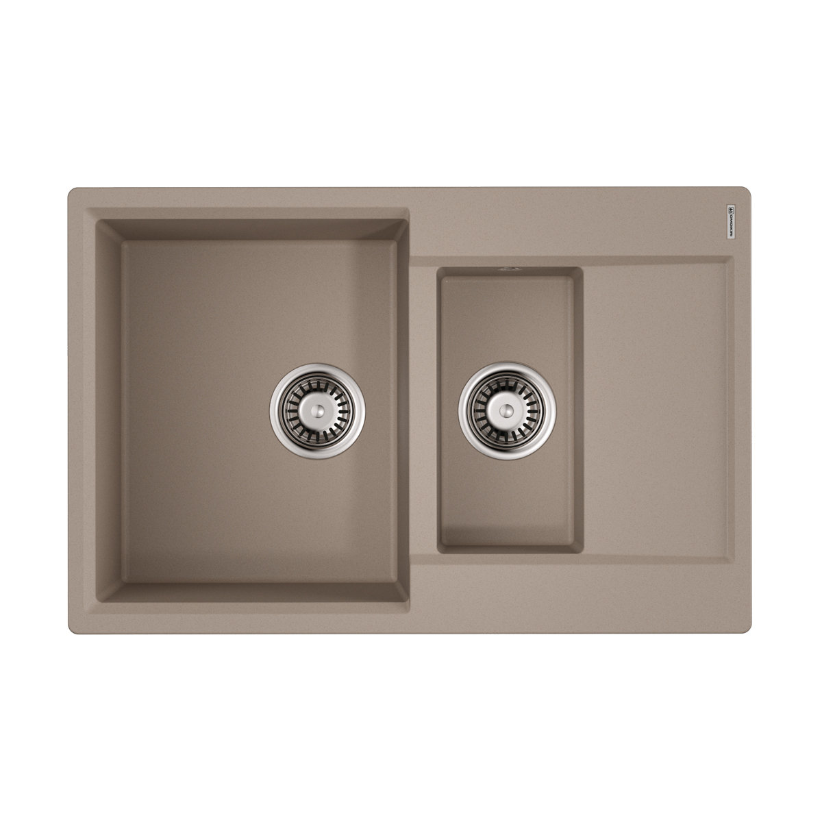 кухонная мойка omoikiri daisen 78-2t sa 4993536 78x51 бежевый