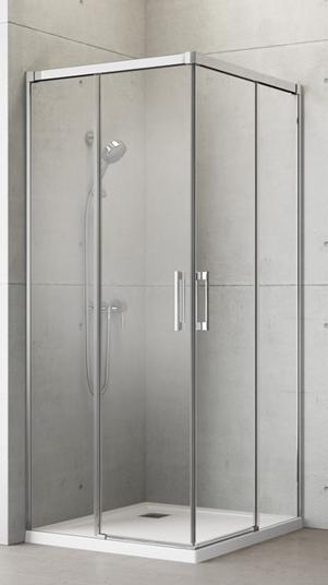 душевой уголок radaway idea kdd 90x100 прозрачное/хром