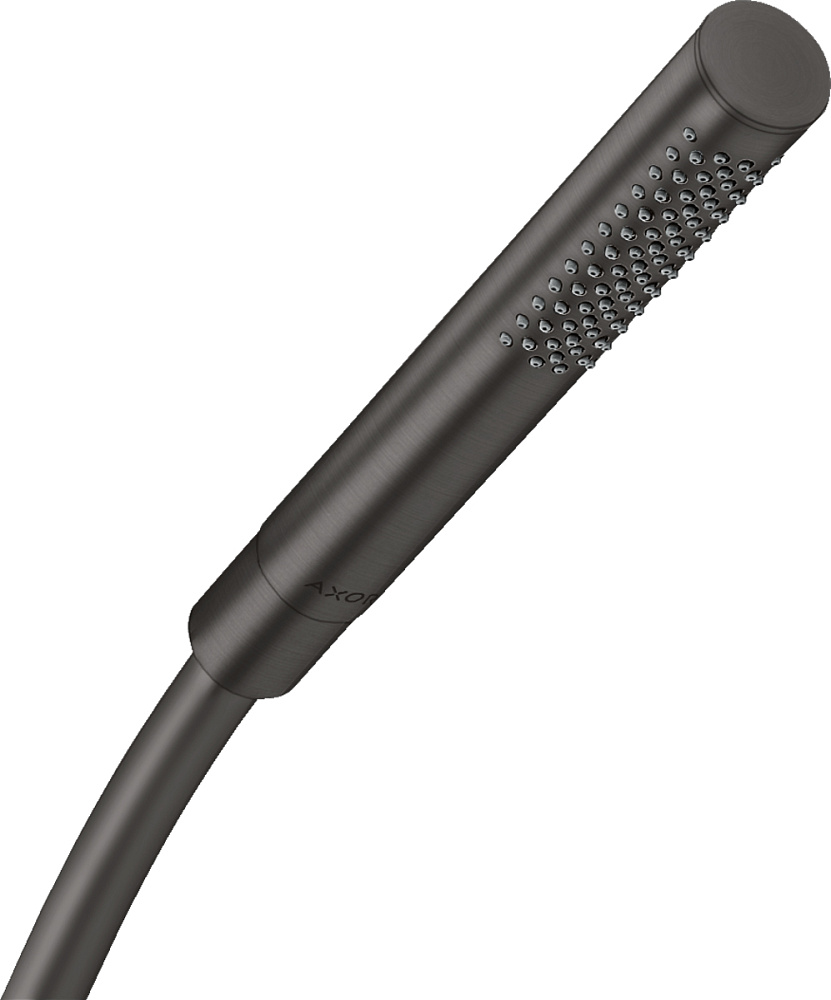 душевая лейка axor starck 10531340 черный хром шлифованный