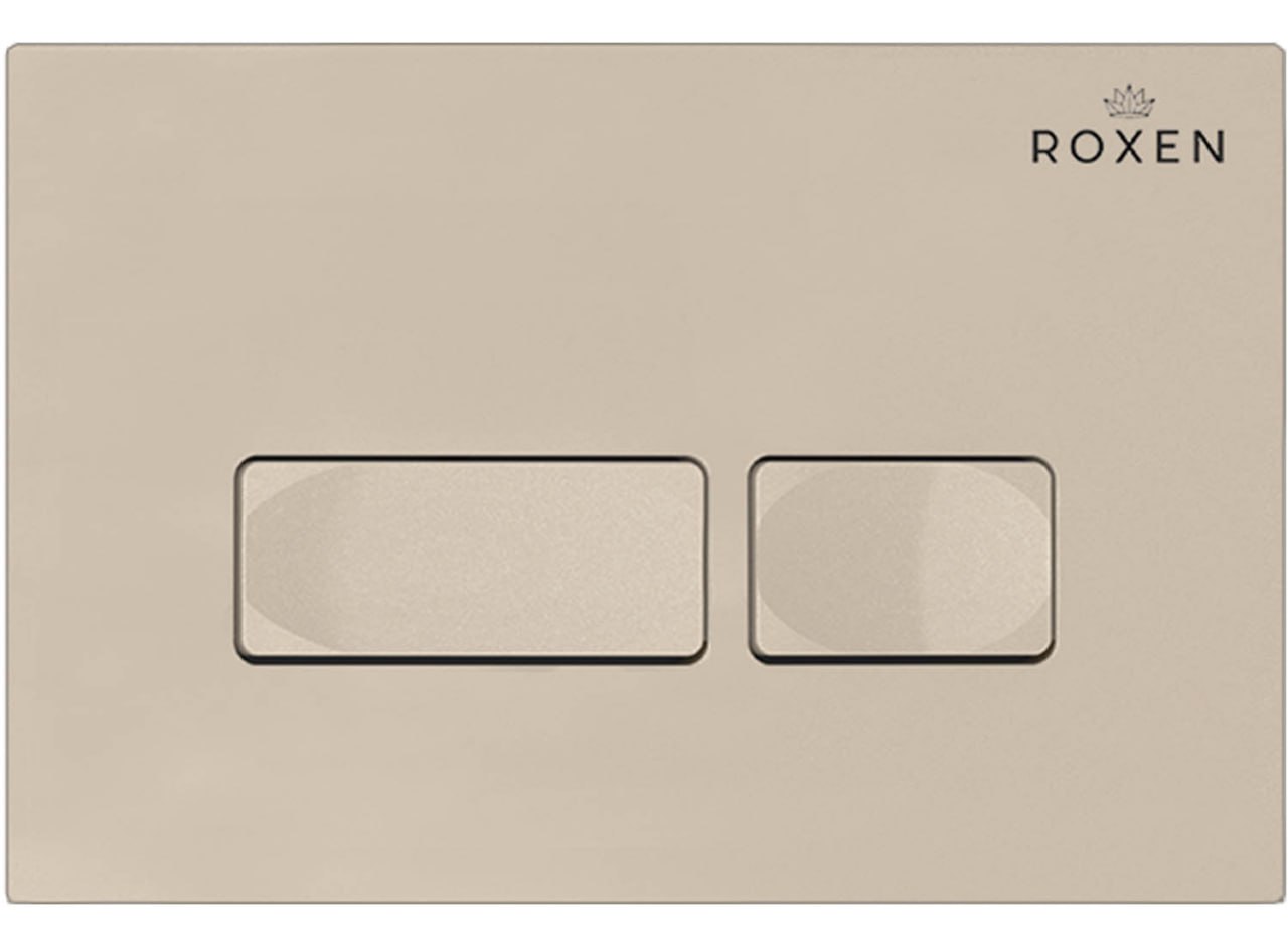 клавиша смыва roxen caspia 410280bg пастель бежевый