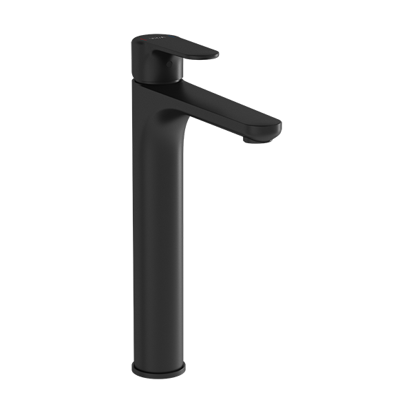 смеситель для умывальника vitra root round a4270736exp черный матовый