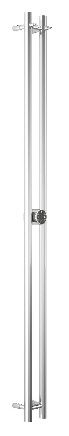 полотенцесушитель электрический terminus duo круг 1600 ral 9003 белый матовый