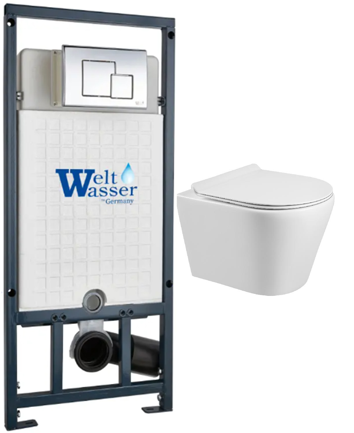 комплект инсталляции welt-wasser marberg 507 se cr с унитазом alpen a01s