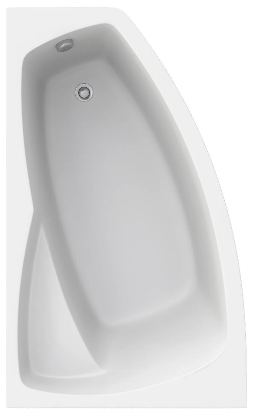 ванна акриловая bas камея-pro 150x90 l с каркасом