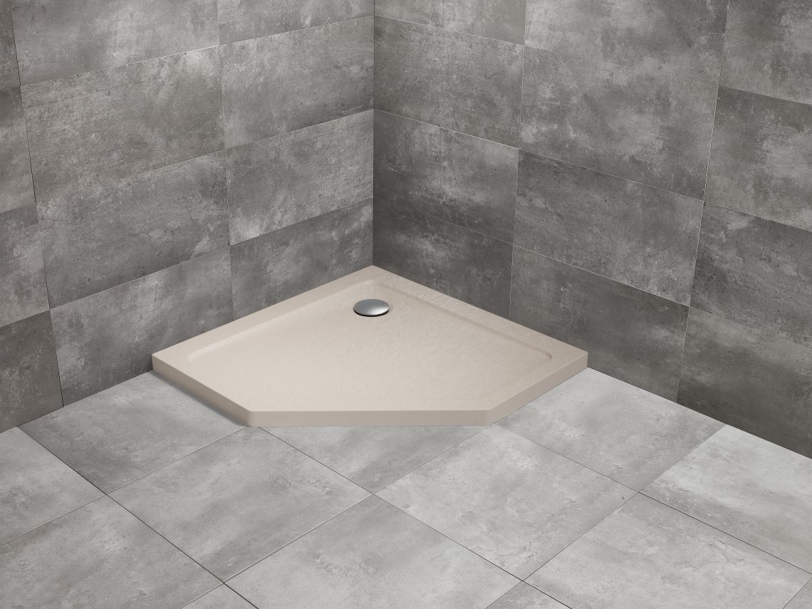 душевой поддон radaway doros pt stone cashmere 90x90 кашемир