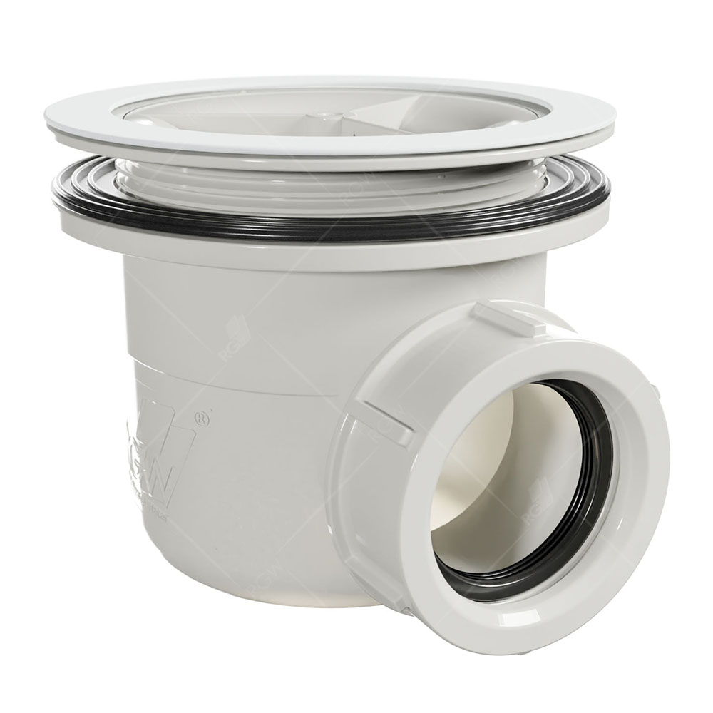 сифон для душевых поддонов rgw s-010 90 мм белый